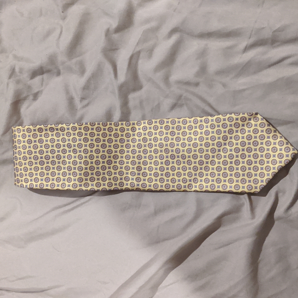 Yellow Nottingham tie